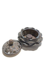 Carica l'immagine nel visualizzatore di Gallery, Bruciatore d'incenso in grani e Bruciatore di incenso a conetti a forma di Fiore di Loto