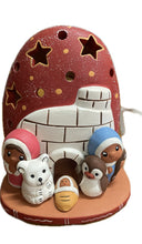 Carica l&#39;immagine nel visualizzatore di Gallery, Presepe igloo eschimese in 2 colori
