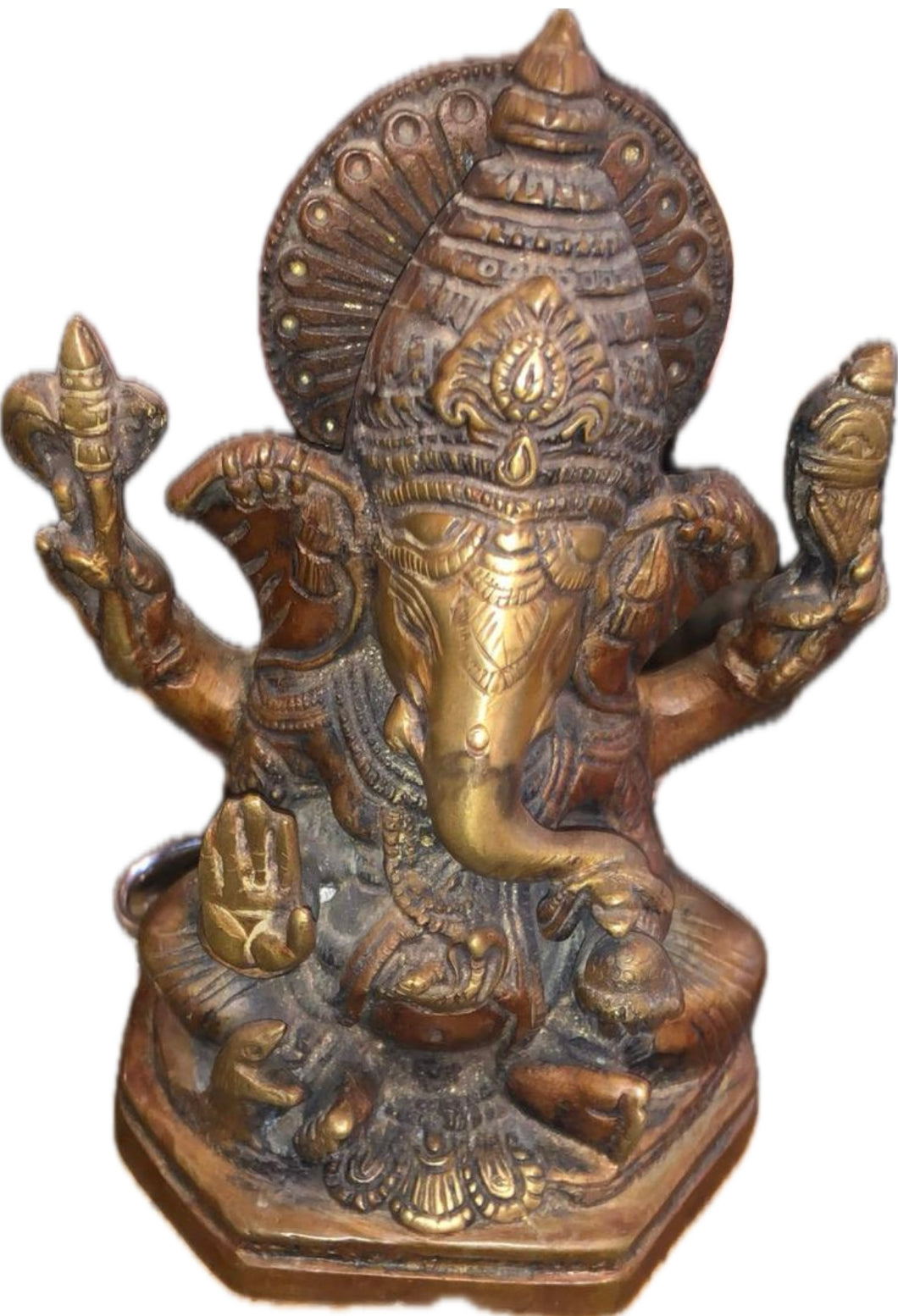 Statua Ganesh in ottone