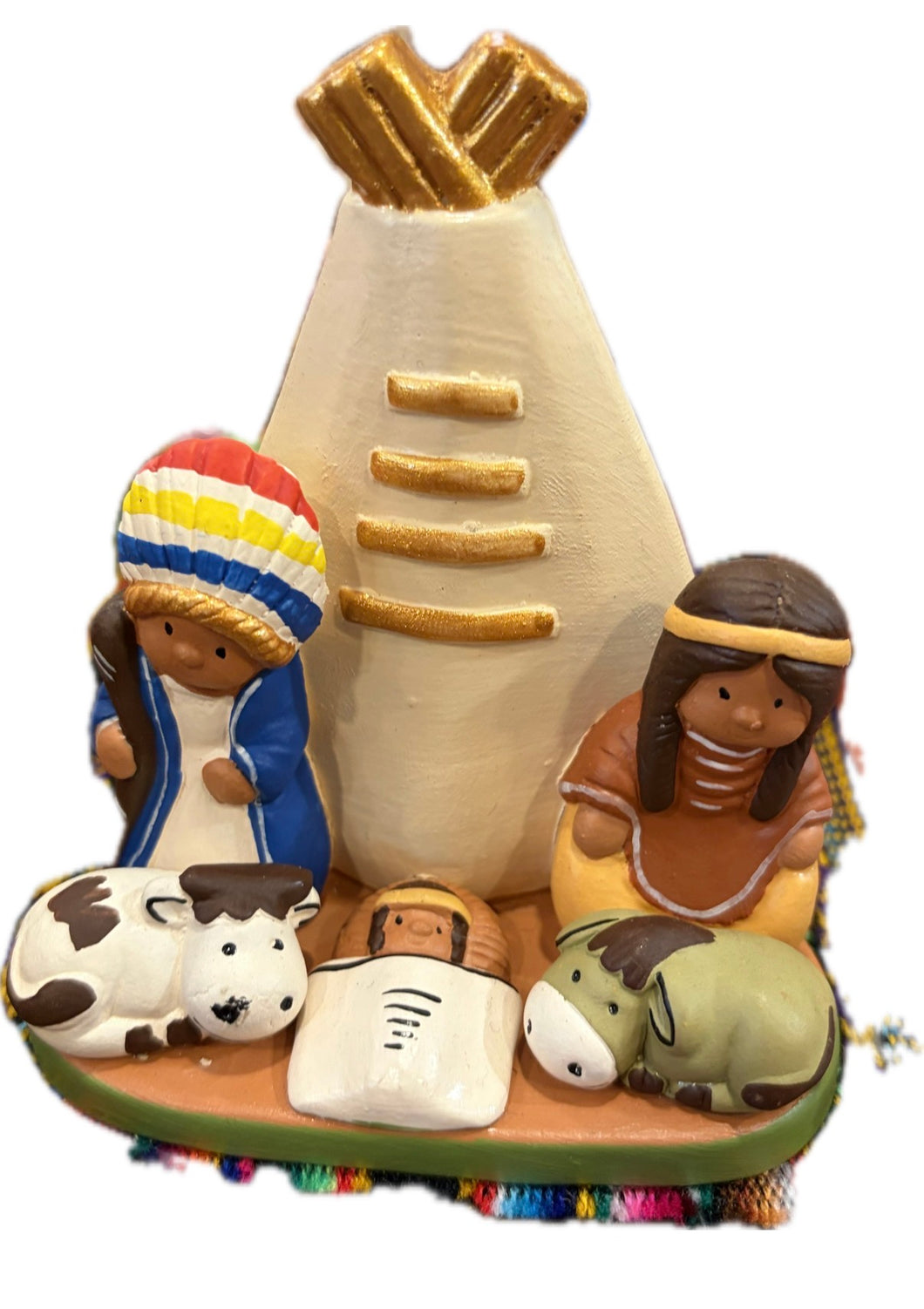 Presepe peruviano Apache