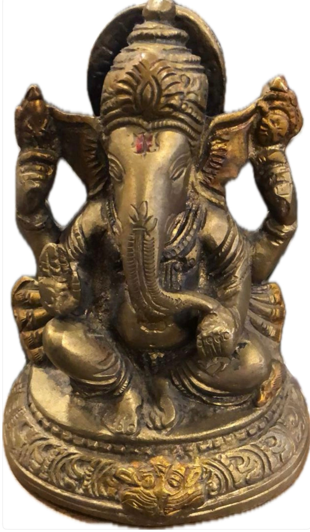 Statua Ganesh in ottone