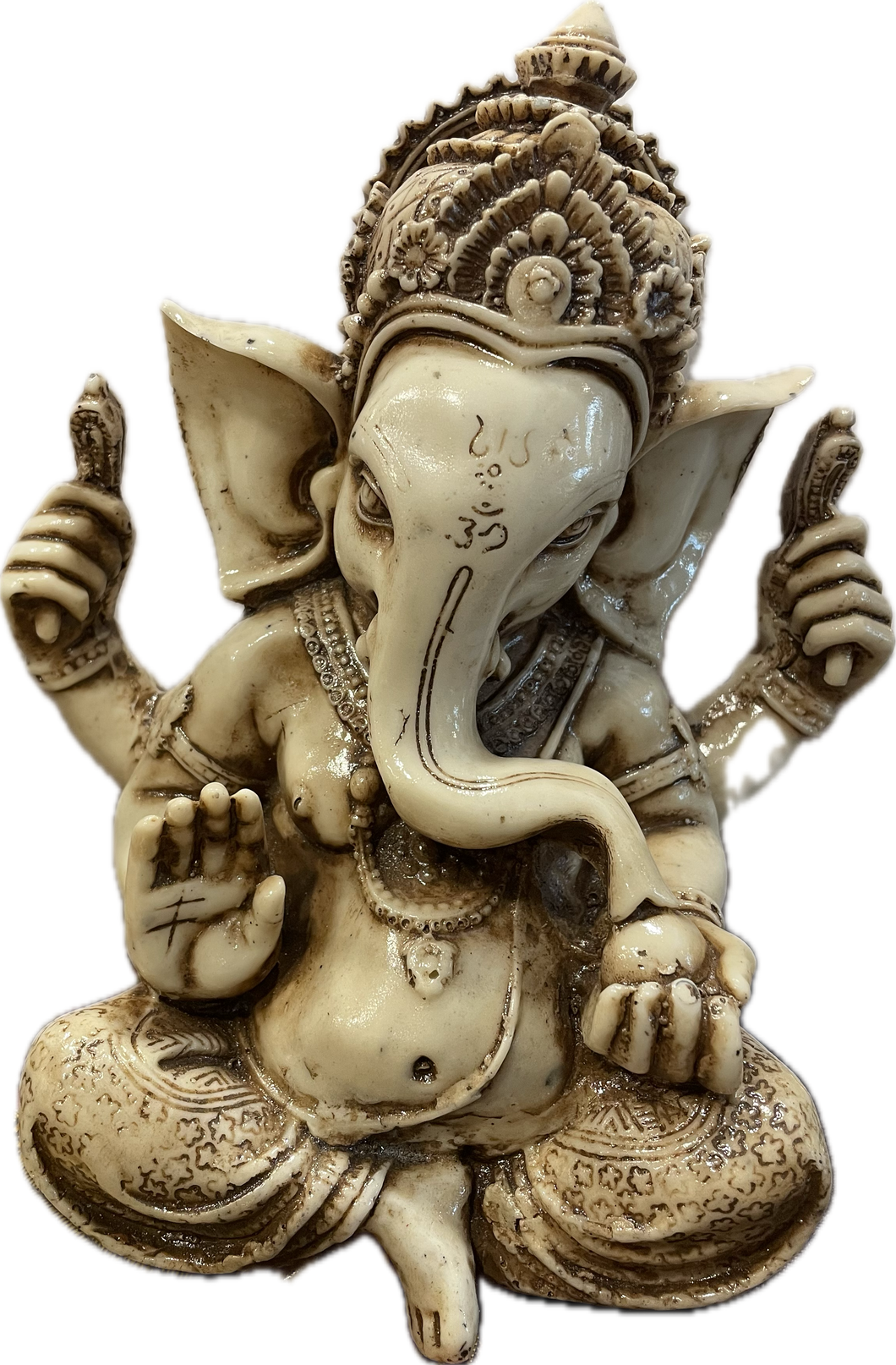 Statua Ganesh bianca