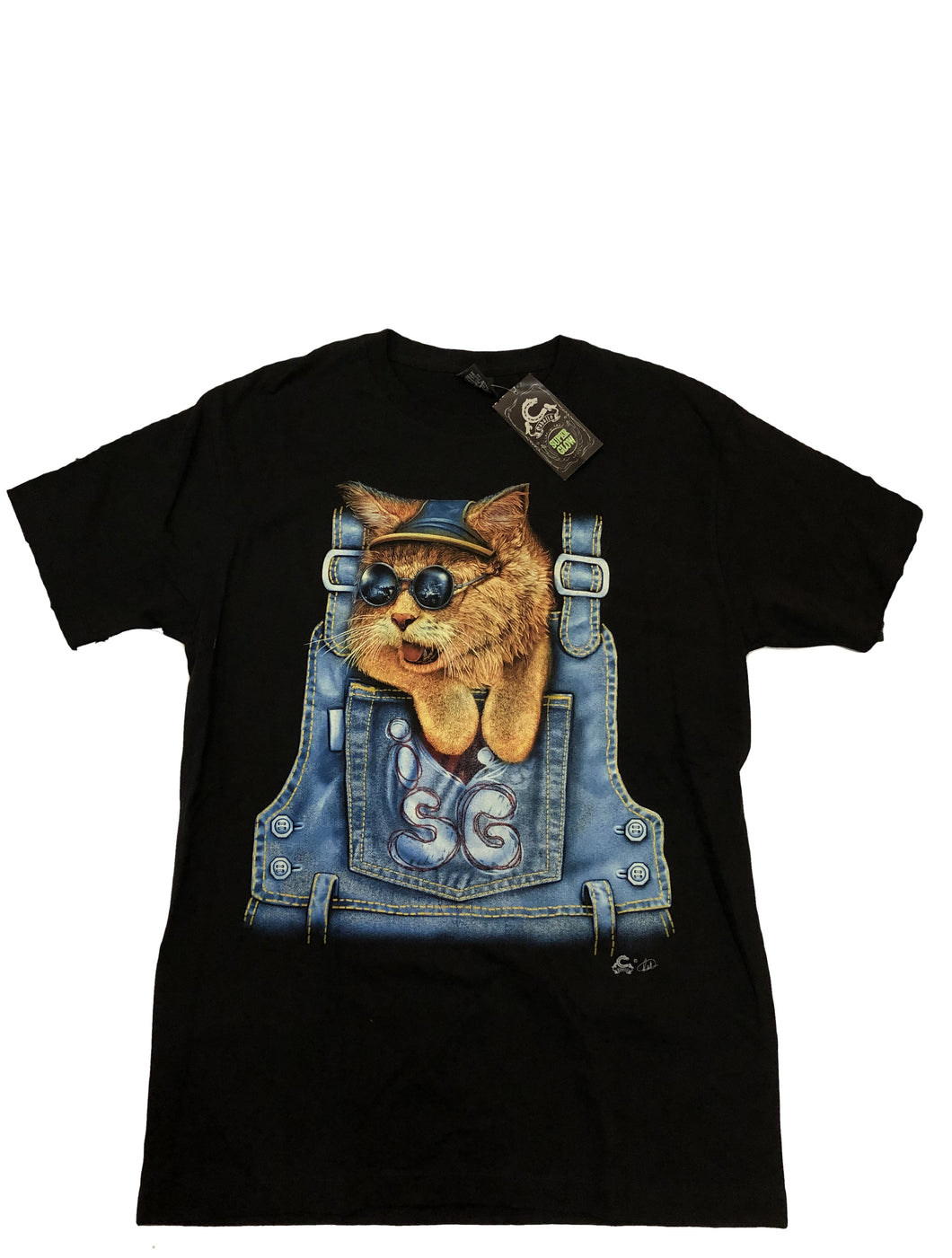 Maglia in cotone thailandese con gatto