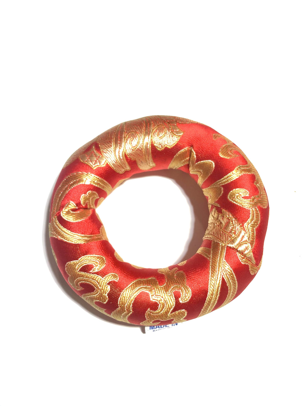 Cuscino per campana tibetana rosso