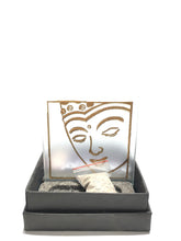 Carica l&#39;immagine nel visualizzatore di Gallery, Porta candela zen con dettaglio in vetro in tre diverse fantasie
