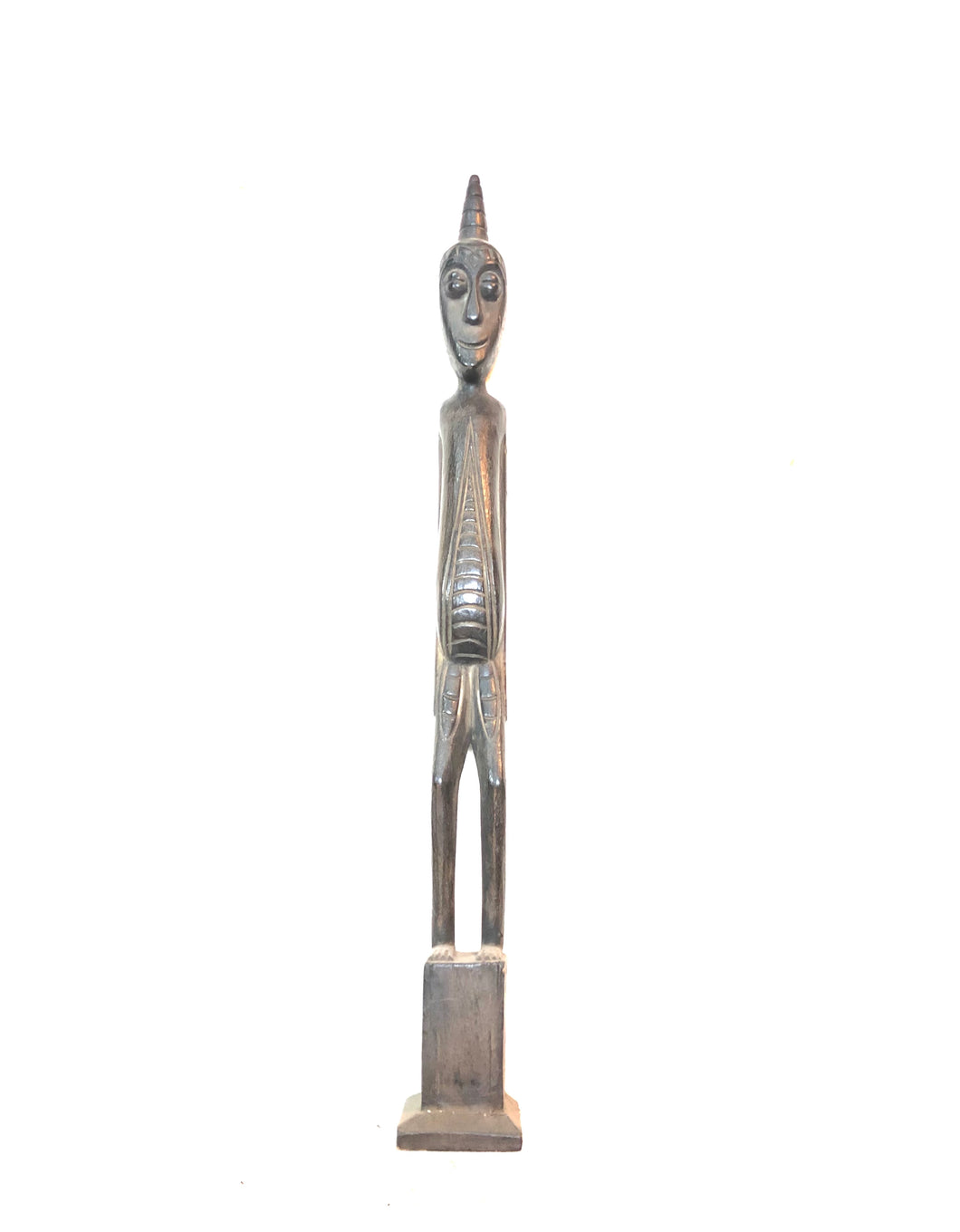 Omino etnico primitivo balinese in legno
