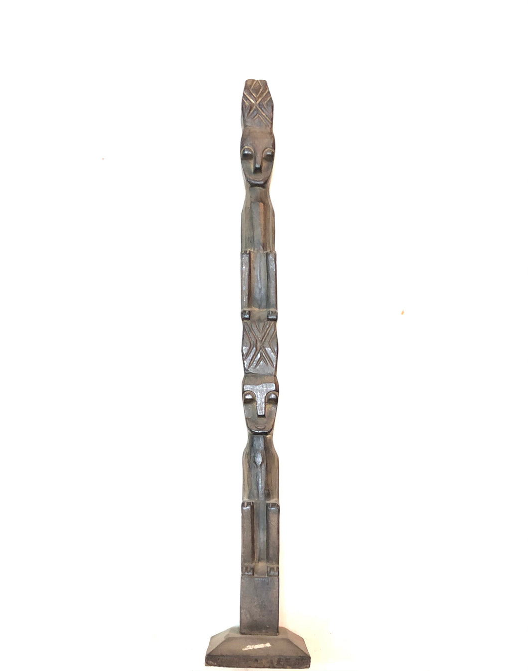 Omino etnico primitivo balinese in legno