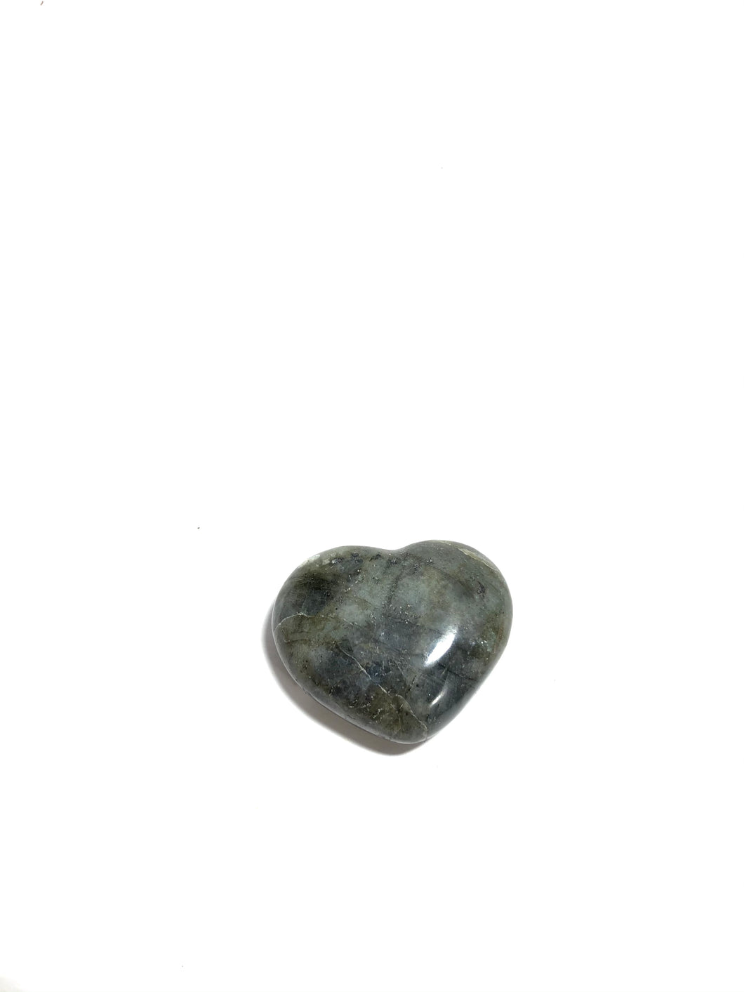 Pietra Burattata a forma di cuore Labradorite