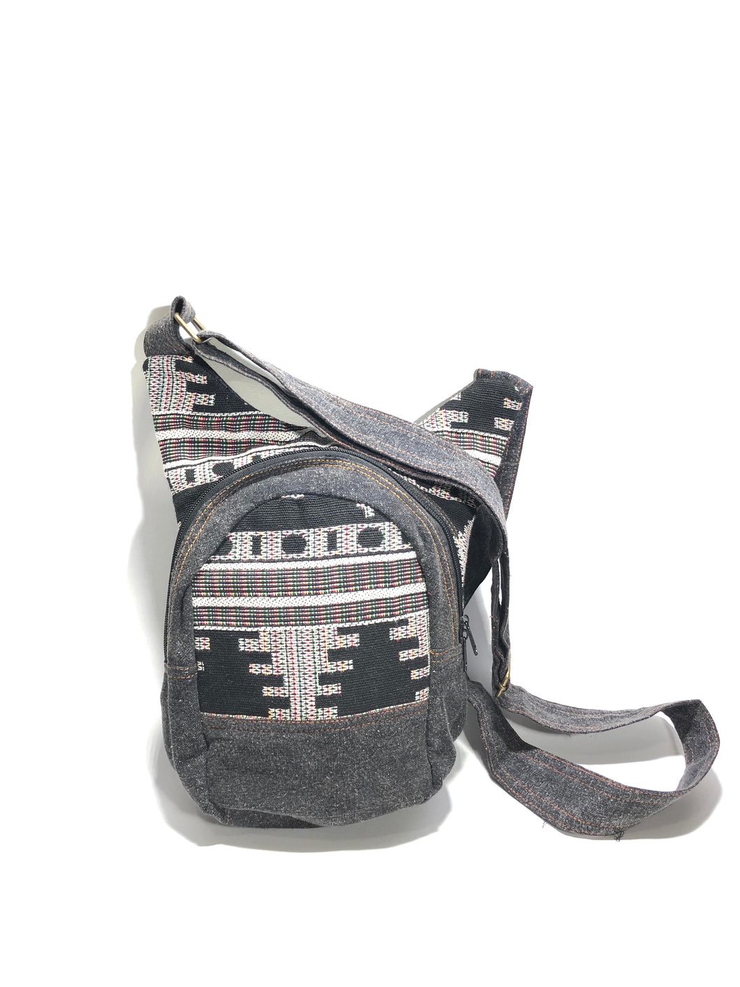 Borsa a tracolla etnica in tessuto balinese