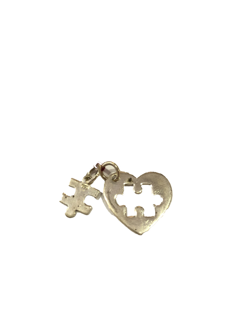 Ciondoli in argento 925 Cuore e Puzzle