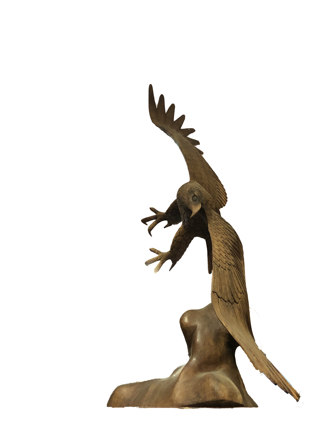 Statua Aquila in legno