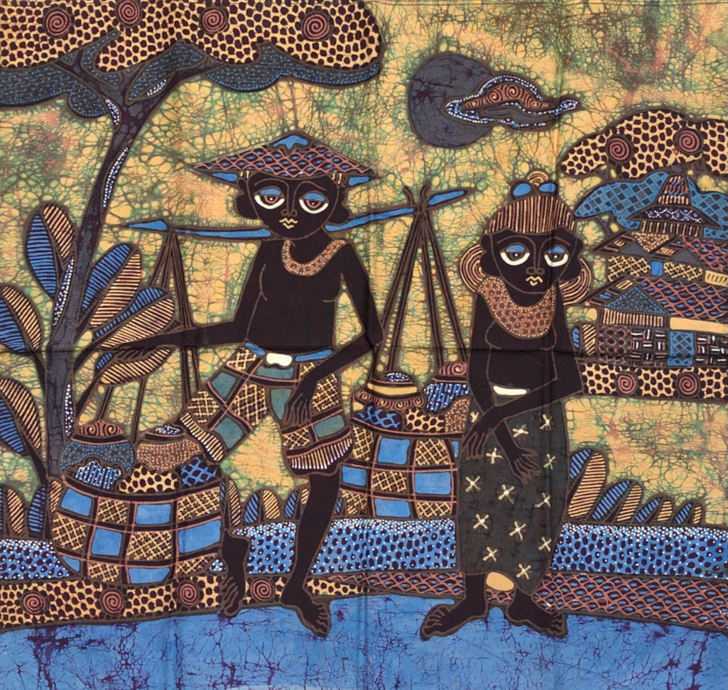 Batik Indonesiano 44x48 cm