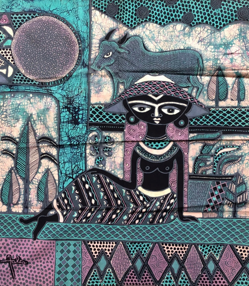 Batik Indonesiano 44x48 cm