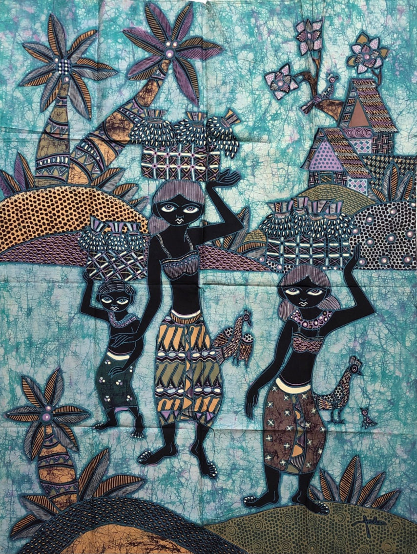 Batik Indonesiano 70x90 cm