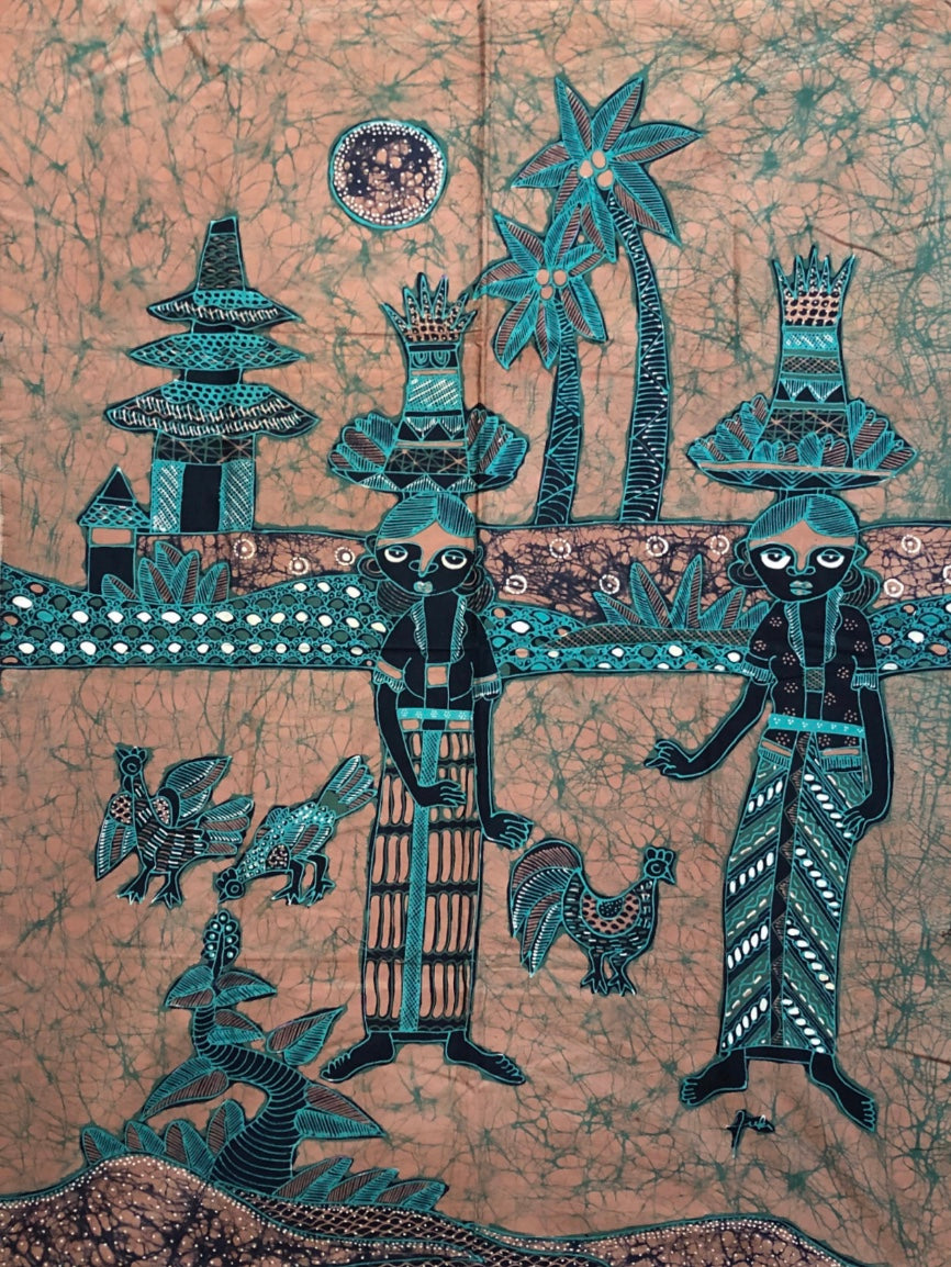 Batik Indonesiano 70x92 cm