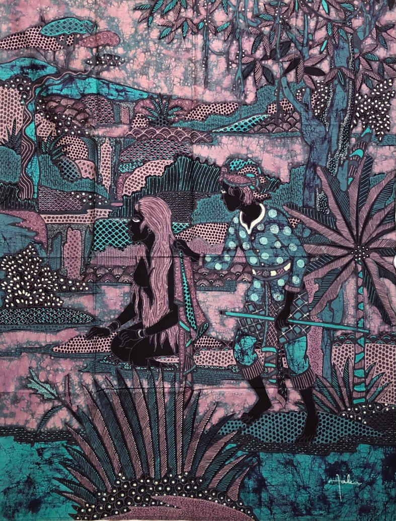 Batik Indonesiano 72x91 cm