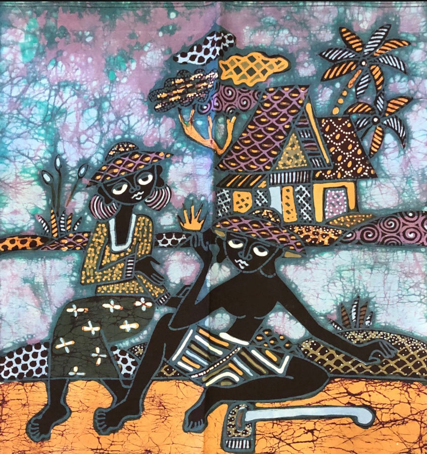 Batik Indonesiano 29x29 cm