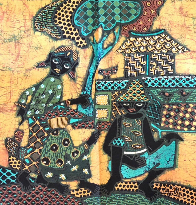 Batik Indonesiano 29x29 cm