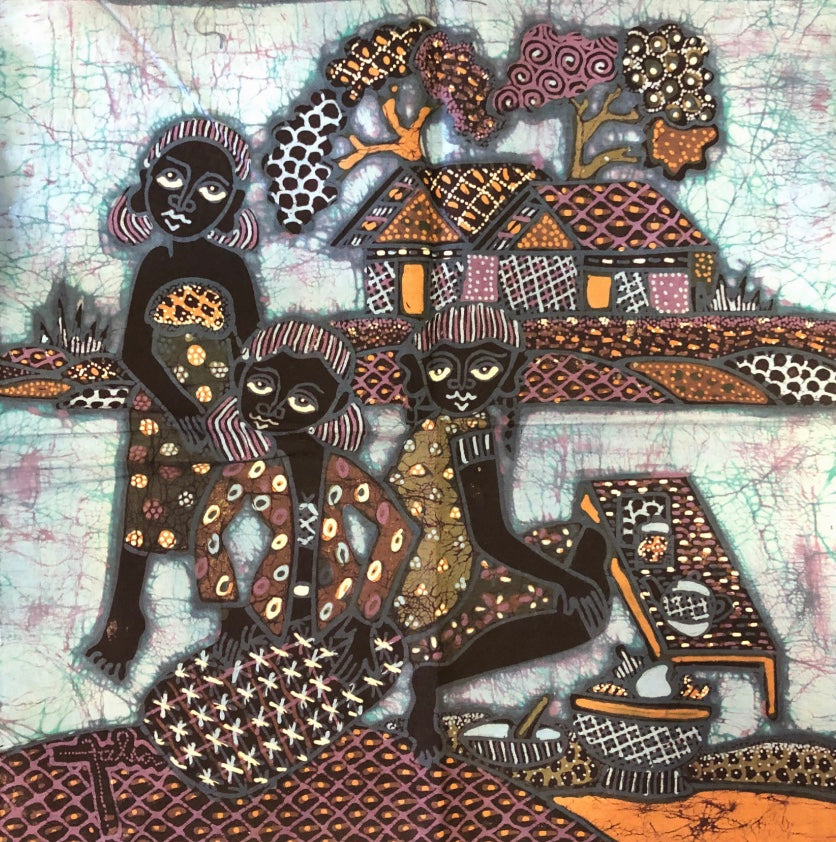 Batik Indonesiano 29x29 cm