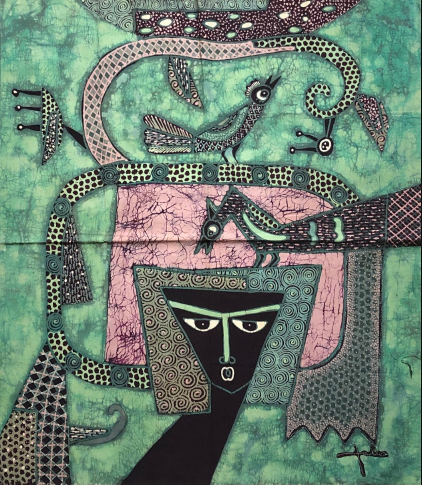 Batik Indonesiano 43x48 cm