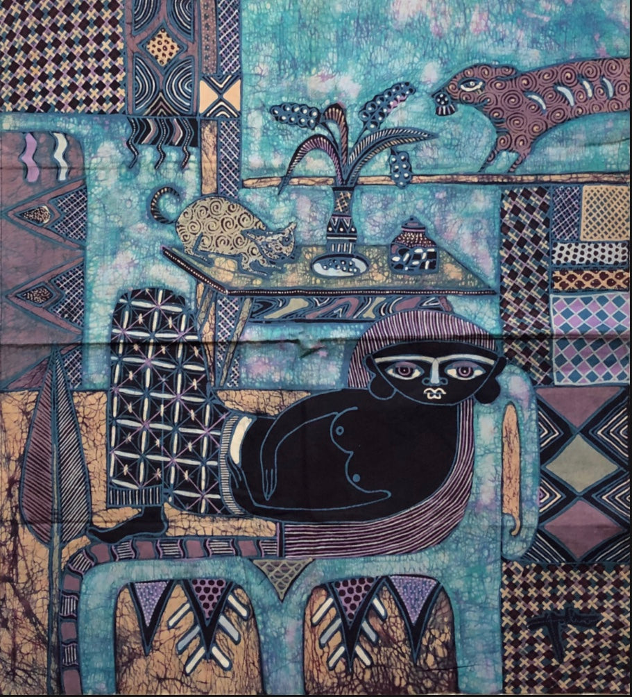 Batik Indonesiano 45x48 cm