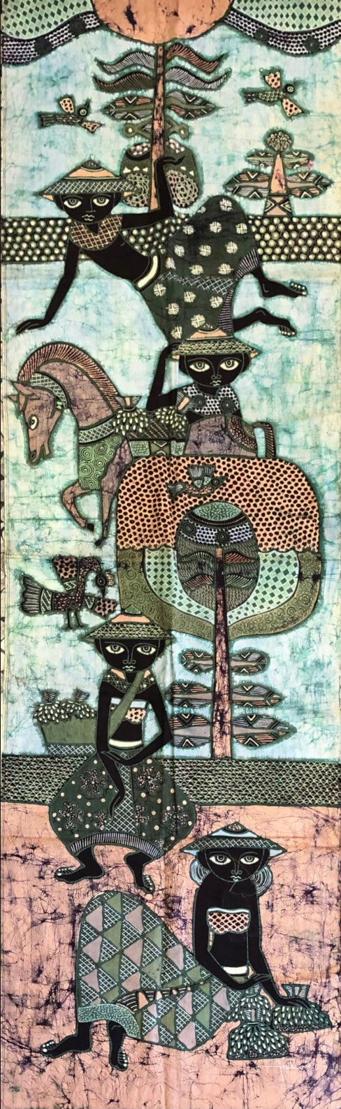 Batik Indonesiano 46 cm x 1.43 mt