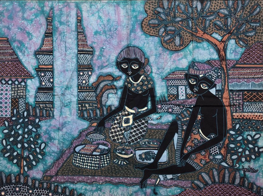 Batik Indonesiano 61x44 cm