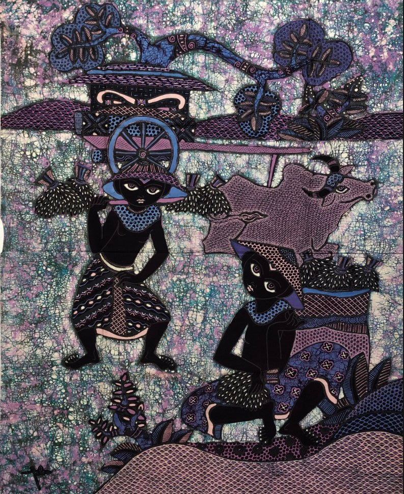 Batik Indonesiano 74x92 cm