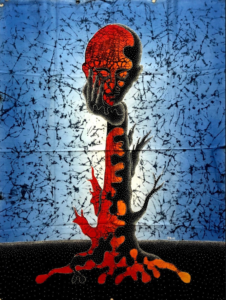 Batik astratto 72x91 cm