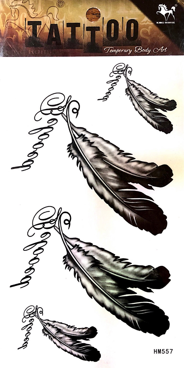 Tatuaggio temporaneo Piume