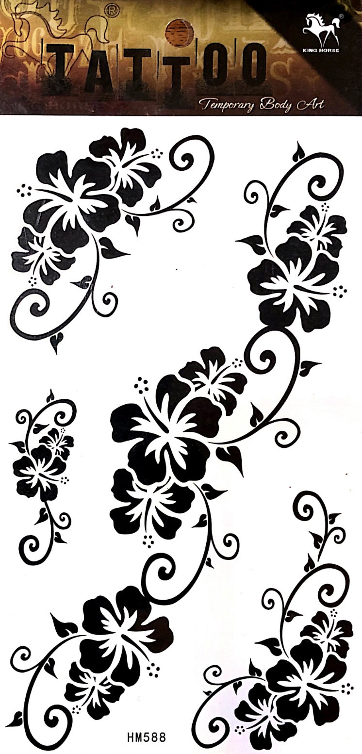 Tatuaggio temporaneo Fiori