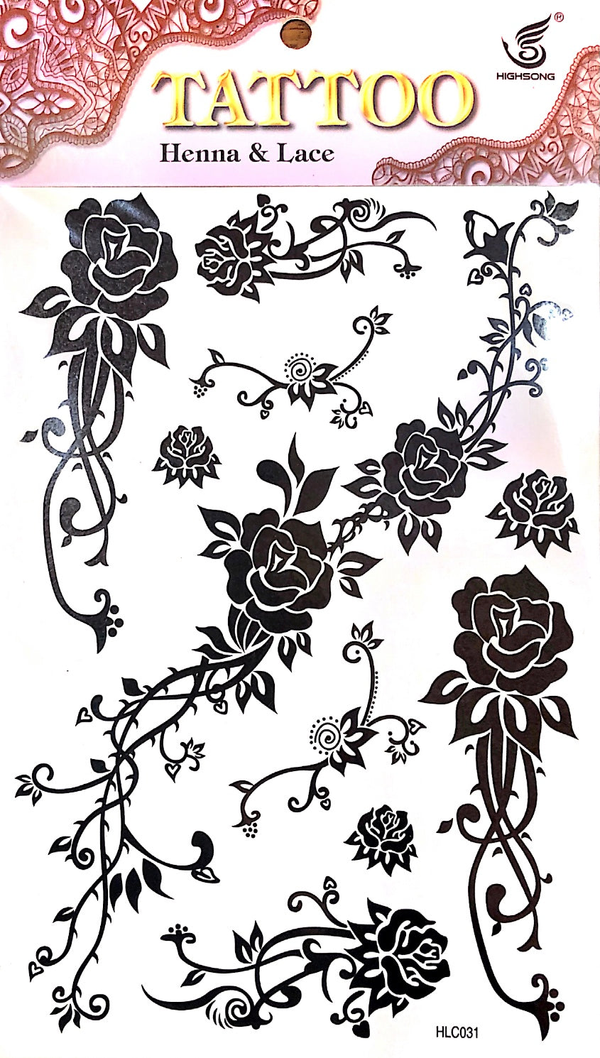 Tatuaggio temporaneo Rose