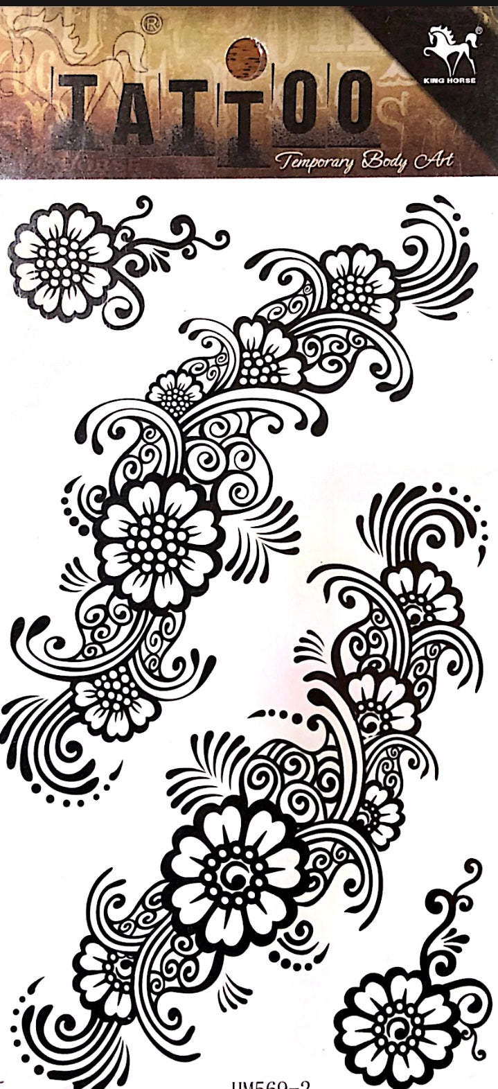 Tatuaggio temporaneo Fiori