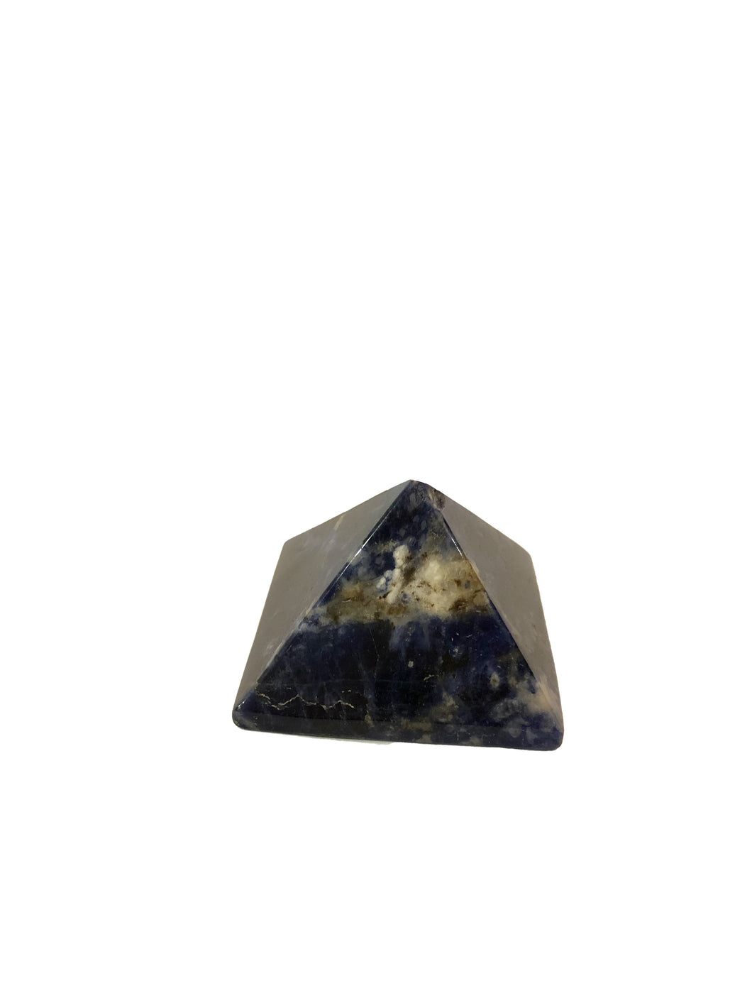 Pietra Sodalite a forma di piramide