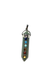 Carica l&#39;immagine nel visualizzatore di Gallery, Ciondoli con pietra dura e pietre dei 7 chakra in 6 diverse pietre 5 cm
