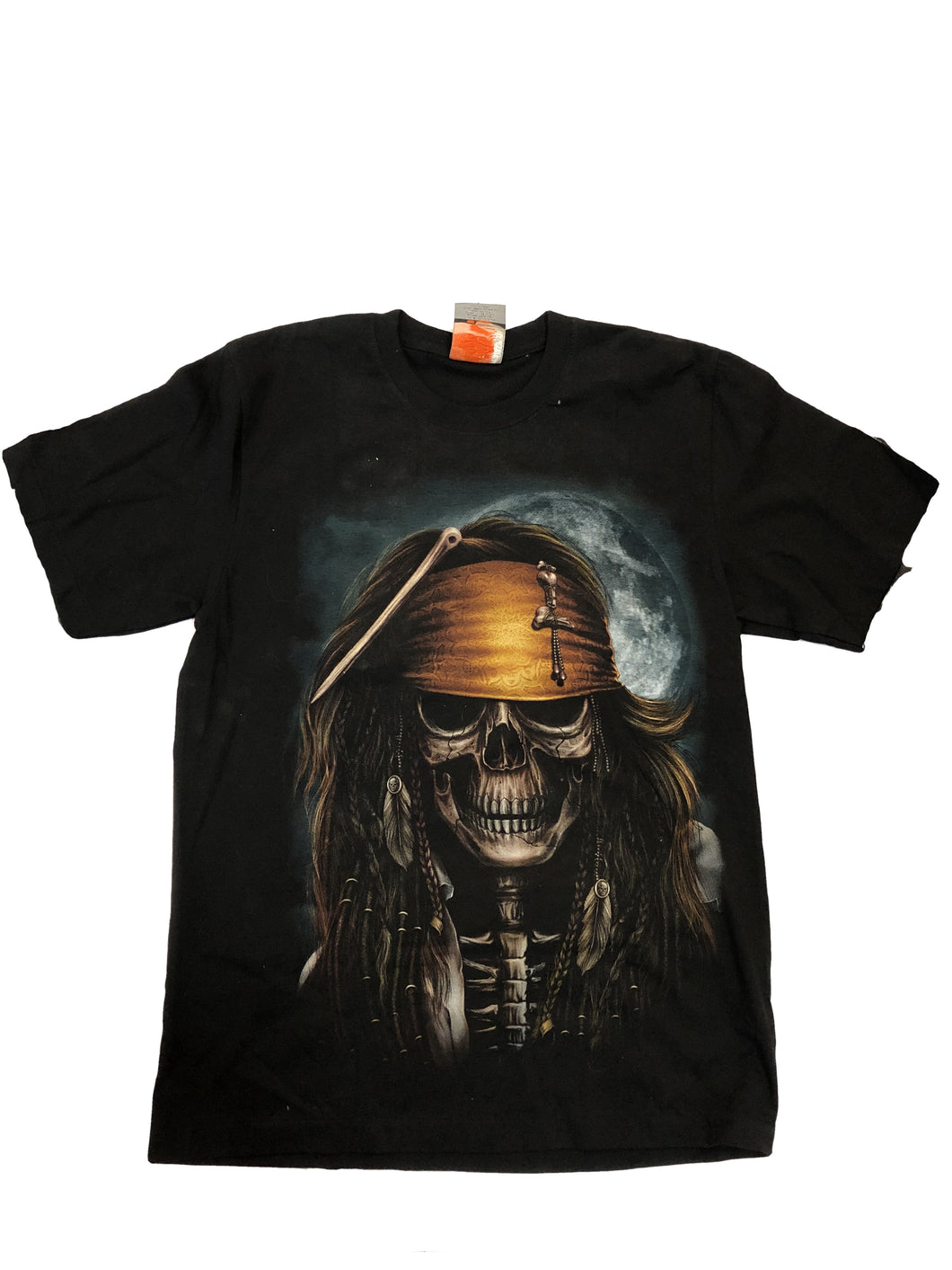 Maglia in cotone thailandese con teschio