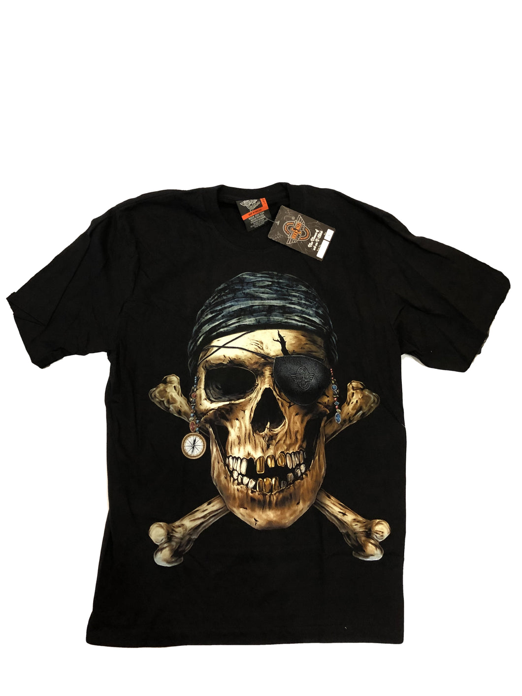 Maglia in cotone thailandese con teschio