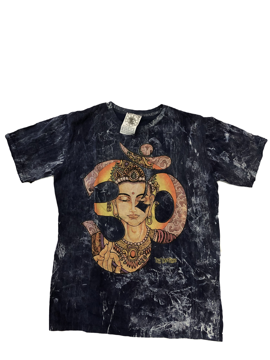 Maglia in cotone thailandese con simbolo Ohm e Buddha