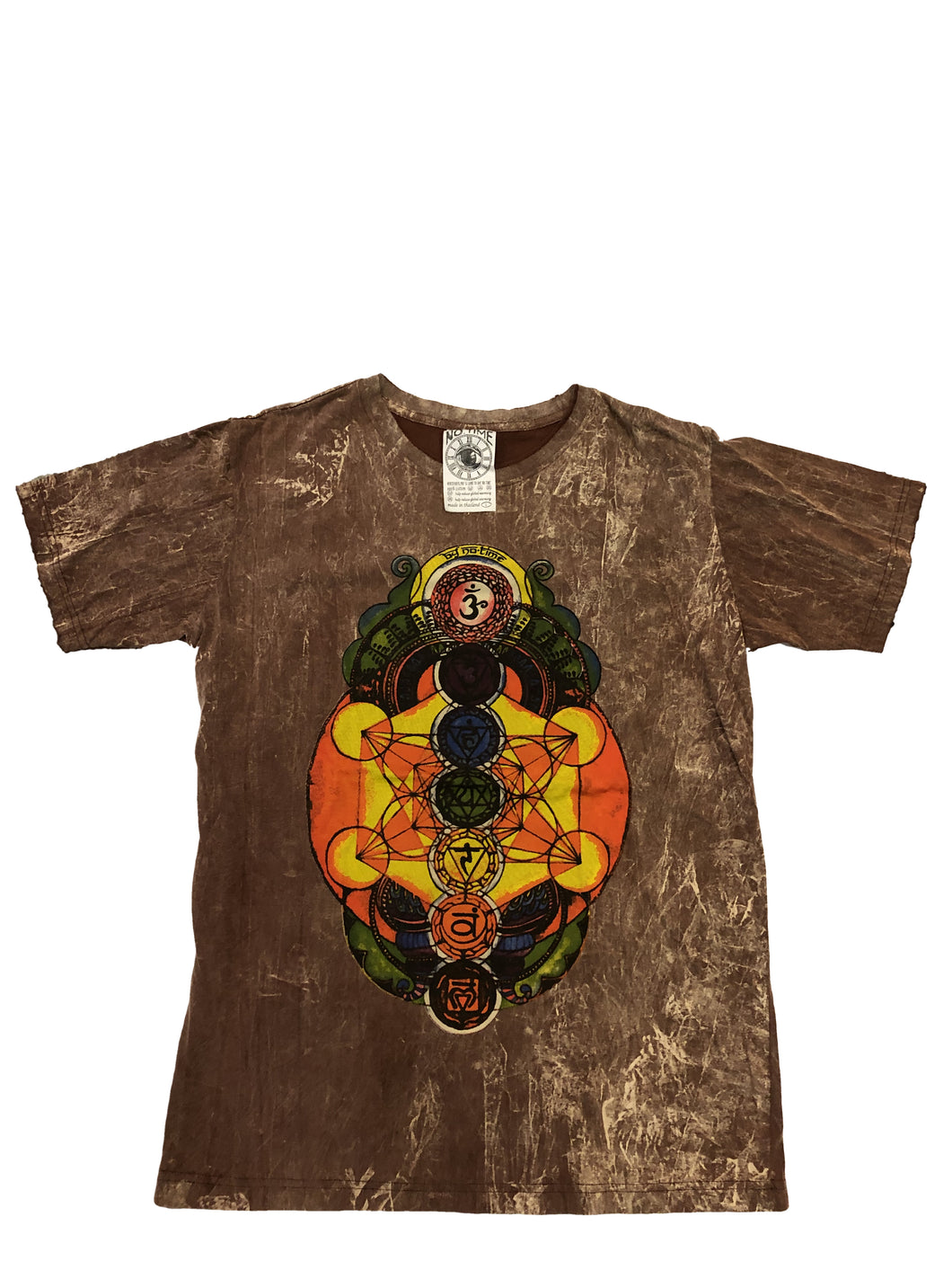 Maglia in cotone thailandese con 7 chakra