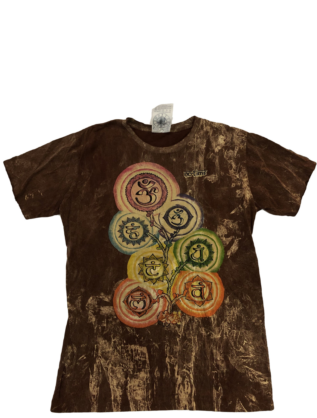 Maglia in cotone thailandese con simboli etnici in 2 colorazioni