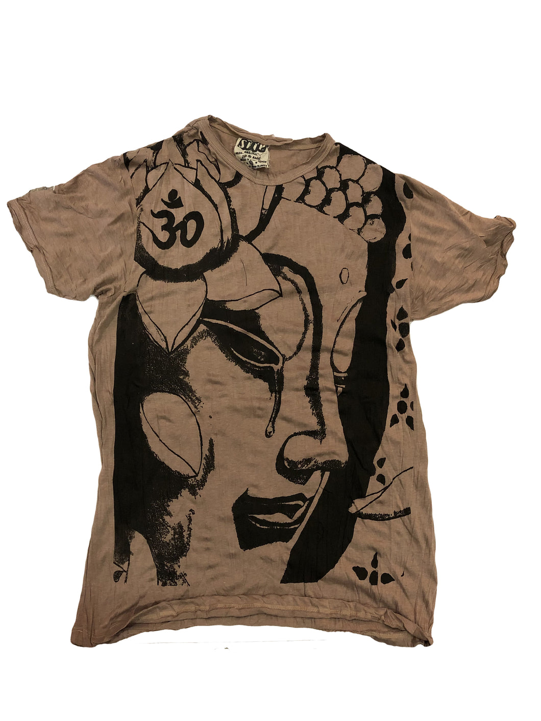 Maglia in cotone thailandese con volto di Buddha in 2 colorazioni