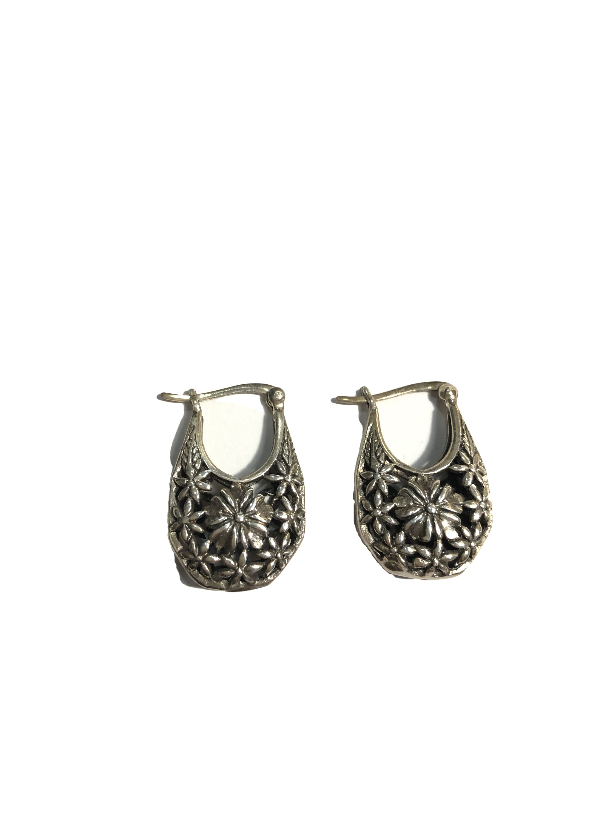 Tata Gisèle - Orecchini a cerchio da uomo in argento 925/000, anticato, tribale, etnico, confezione regalo in velluto Tata Gisèle - Orecchini a cerchio da uomo in argento 925/000, anticato, tribale, etnico, confezione regalo in velluto