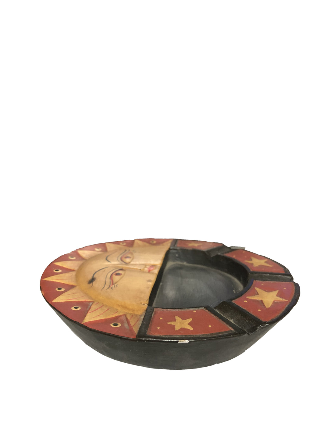 Posacenere in legno con sole