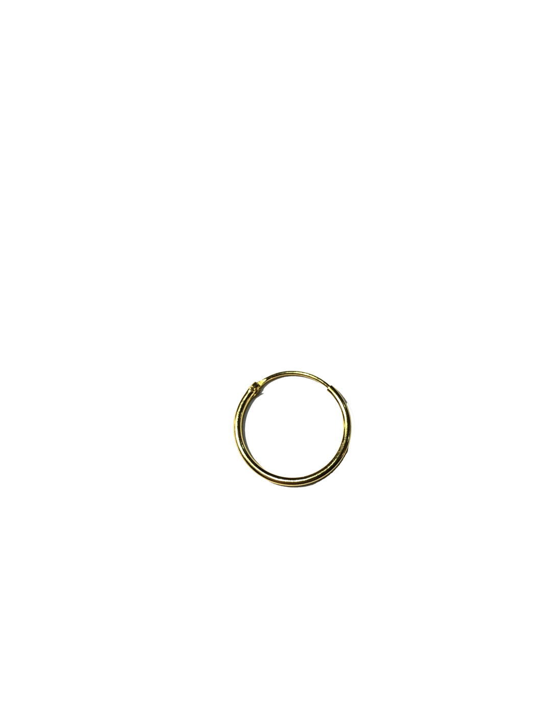 Orecchini cerchio in argento 925 placcato in oro