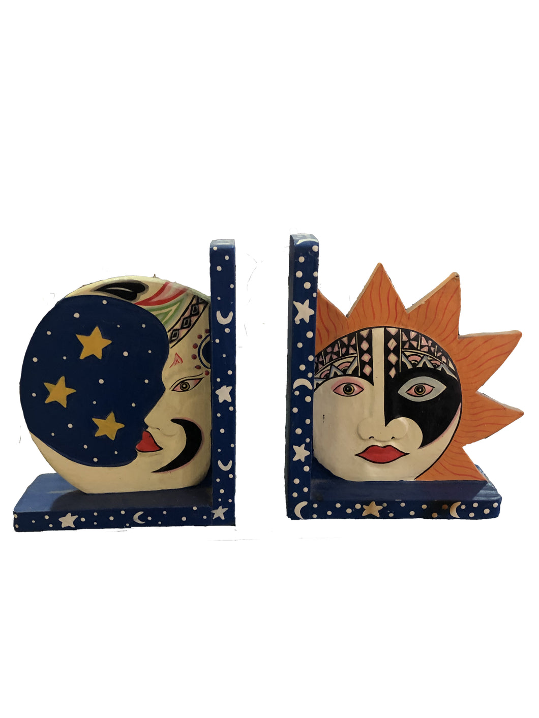Poggia libro etnico sole e luna