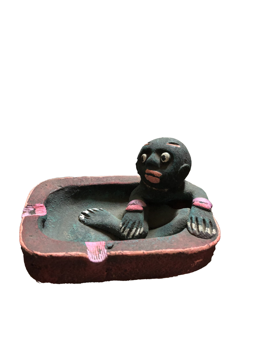 Posacenere con omino primitivo