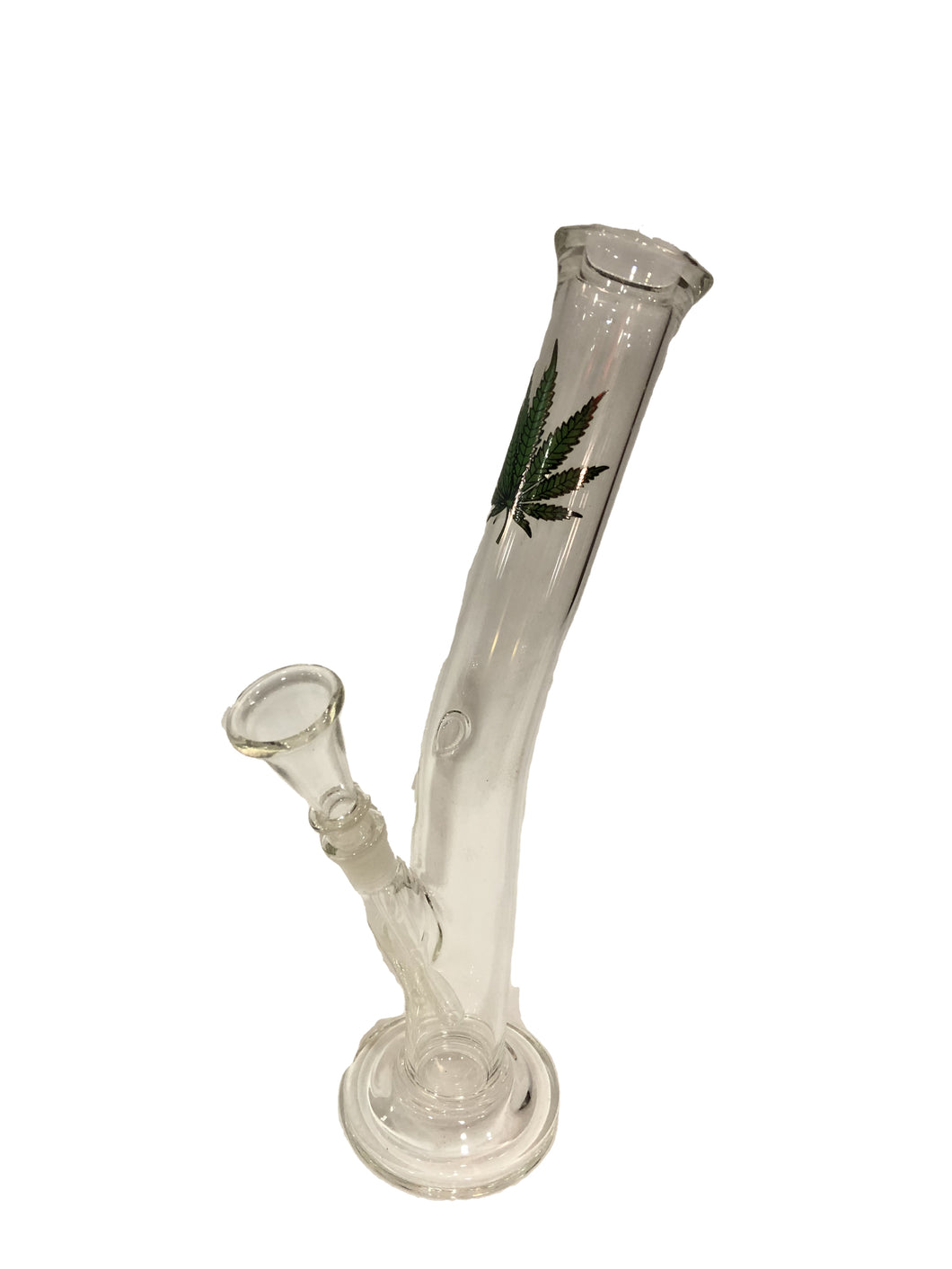 Bong indiano in vetro con simbolo