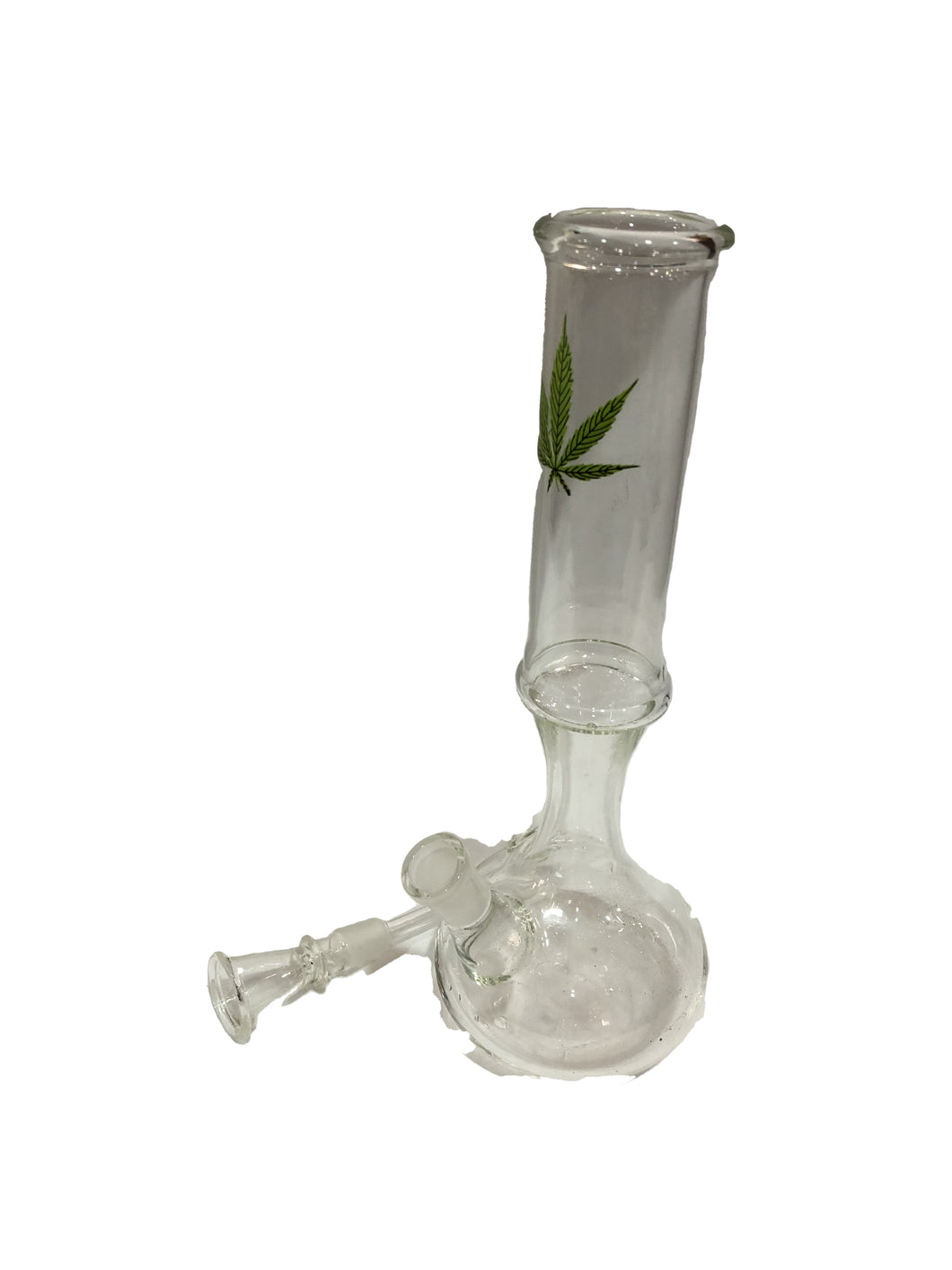 Bong indiano in vetro con simbolo