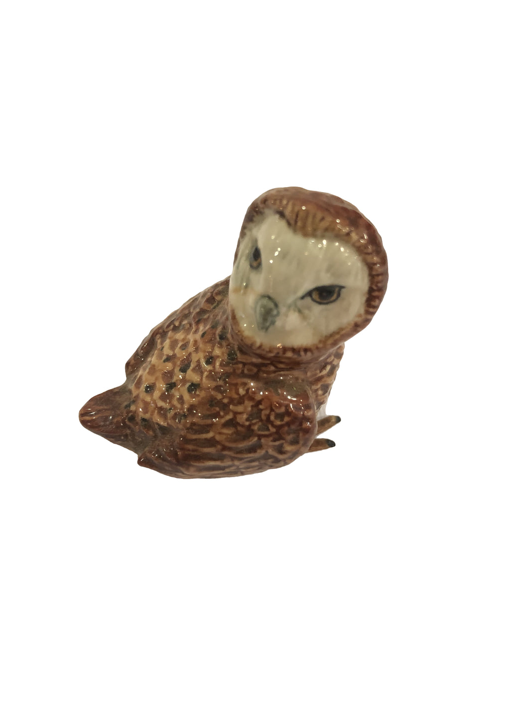 Civetta in ceramica portafortuna