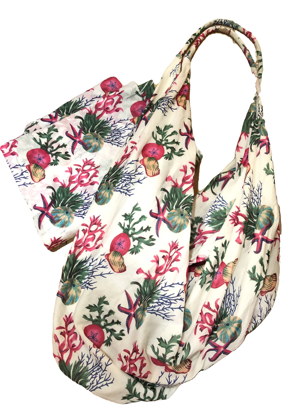 Borsa e pareo mare a fantasia